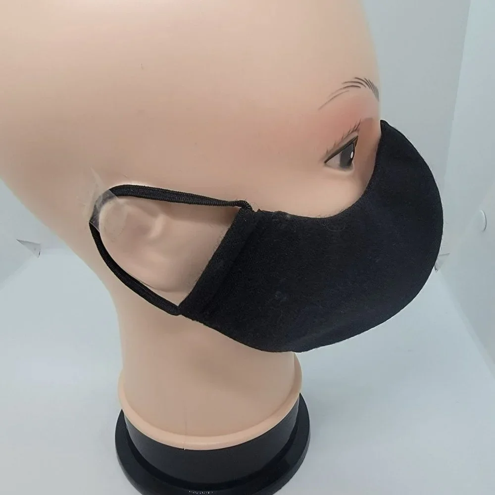 New Face cover ear loop black Mask Women's Embroidered handmade roses design